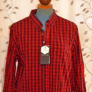 Denim and Flower Men's Large L Yarn Dyed button down